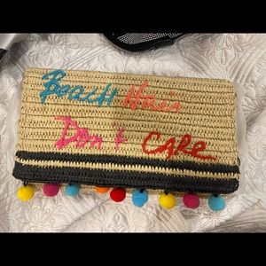 NWT Rebecca Minkoff clutch - Beach bag style - Beach hair don’t care